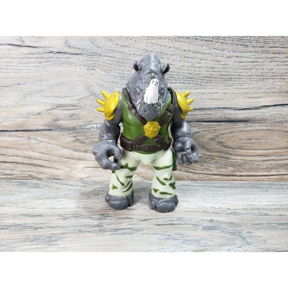 TMNT Rocksteady Figure 5.5” Teenage Mutant Ninja Turtles Viacom Playmates 2014 - Picture 1 of 9